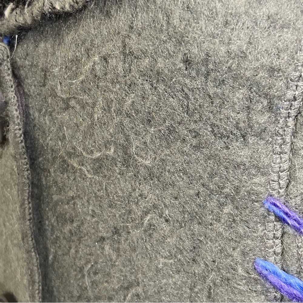 SIONI Long Cardigan Sweater Jacket Buttons Wide Collar Wool Y2K Artsy Medium - Picture 13 of 16